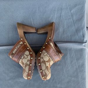 Coach Shoes | Abella Signature Mule | Poshmark